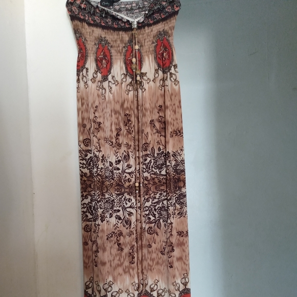 Chelsey Boho paisley print halter maxi dress - Picture 1 of 4